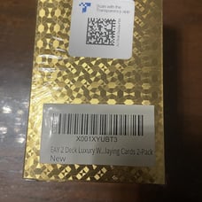 Deck of Cards, Gold Deck of Cards, Gold Playing Cards 2 Pack, Gold Waterproof