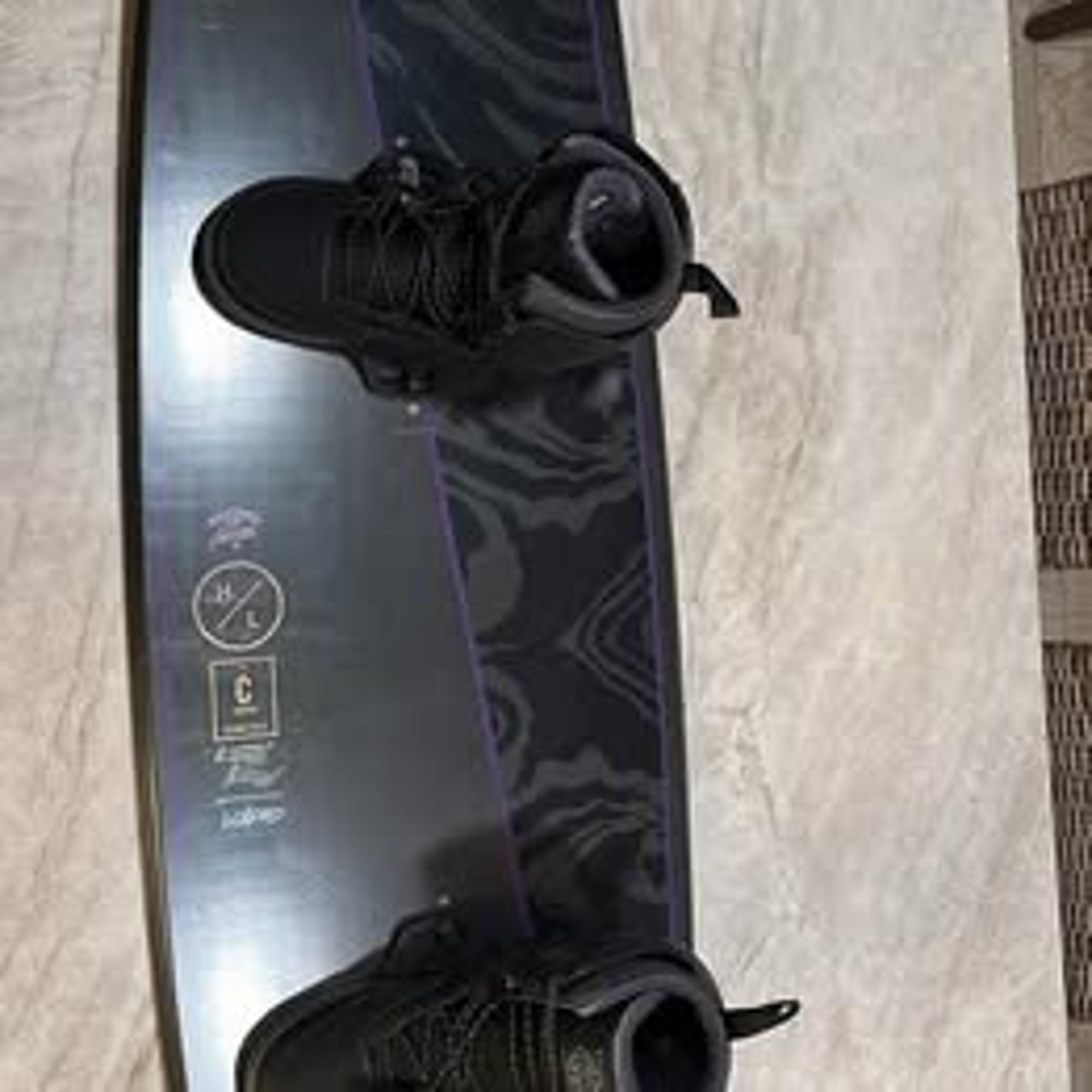 Hyperlite Blueprint loaded wakeboard 147 with Capitol Bindings size 10