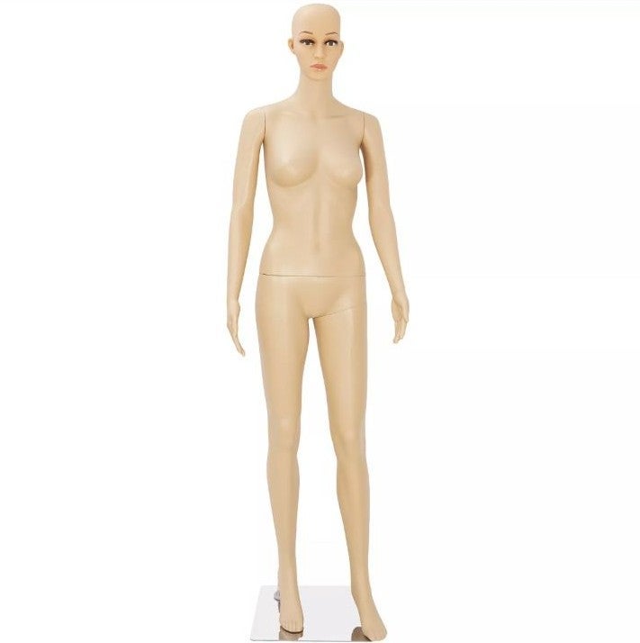 Full Body Realistic Display Head Turns Dress Form Female Mannequin w/ Base