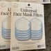 GIR Silicone Reusable Face Mask Kit L Black with 20 packs of 10 Filters NWT
