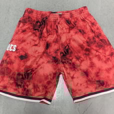 New Mitchell and Ness NBA Houston Rockets 1997 98 Galaxy Swingman Shorts Mens