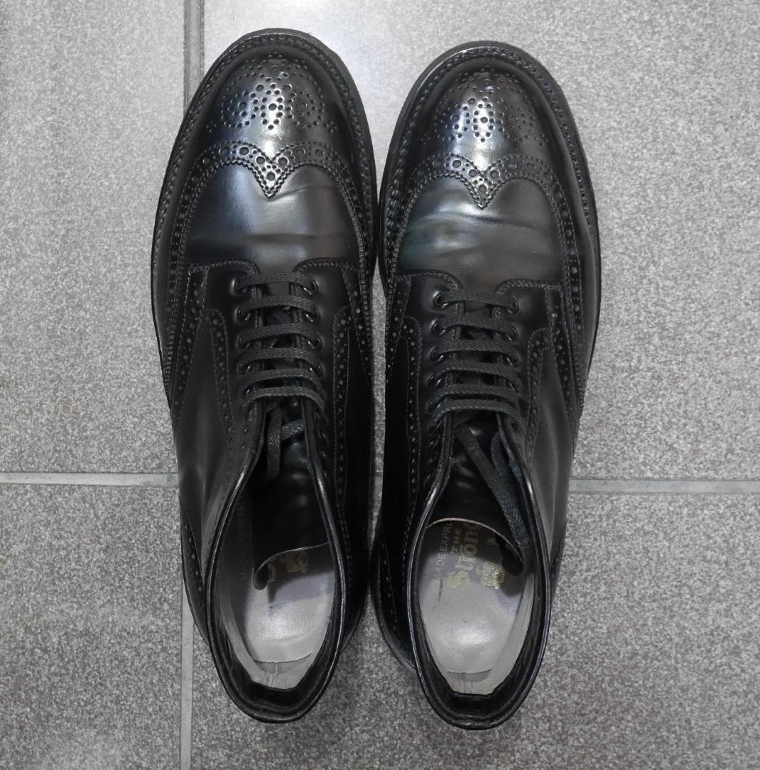 Alden　44669C　ブラック シェルコードバン　Wing Tip Boot Alden 44669C Black Shell Cordovan Wing Tip Boot