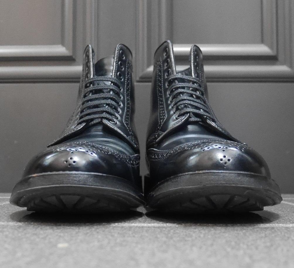 Alden　44669C　ブラック シェルコードバン　Wing Tip Boot Alden 44669C Black Shell Cordovan Wing Tip Boot