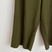 ISSEY MIYAKE me Wide Leg Pants Size F Olive Pleated Processing