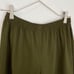 ISSEY MIYAKE me Wide Leg Pants Size F Olive Pleated Processing