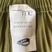 ISSEY MIYAKE me Wide Leg Pants Size F Olive Pleated Processing