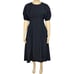 COS Gathered Waist Maxi Dress, Black, 14 (US)