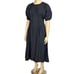 COS Gathered Waist Maxi Dress, Black, 14 (US)