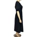 COS Gathered Waist Maxi Dress, Black, 14 (US)