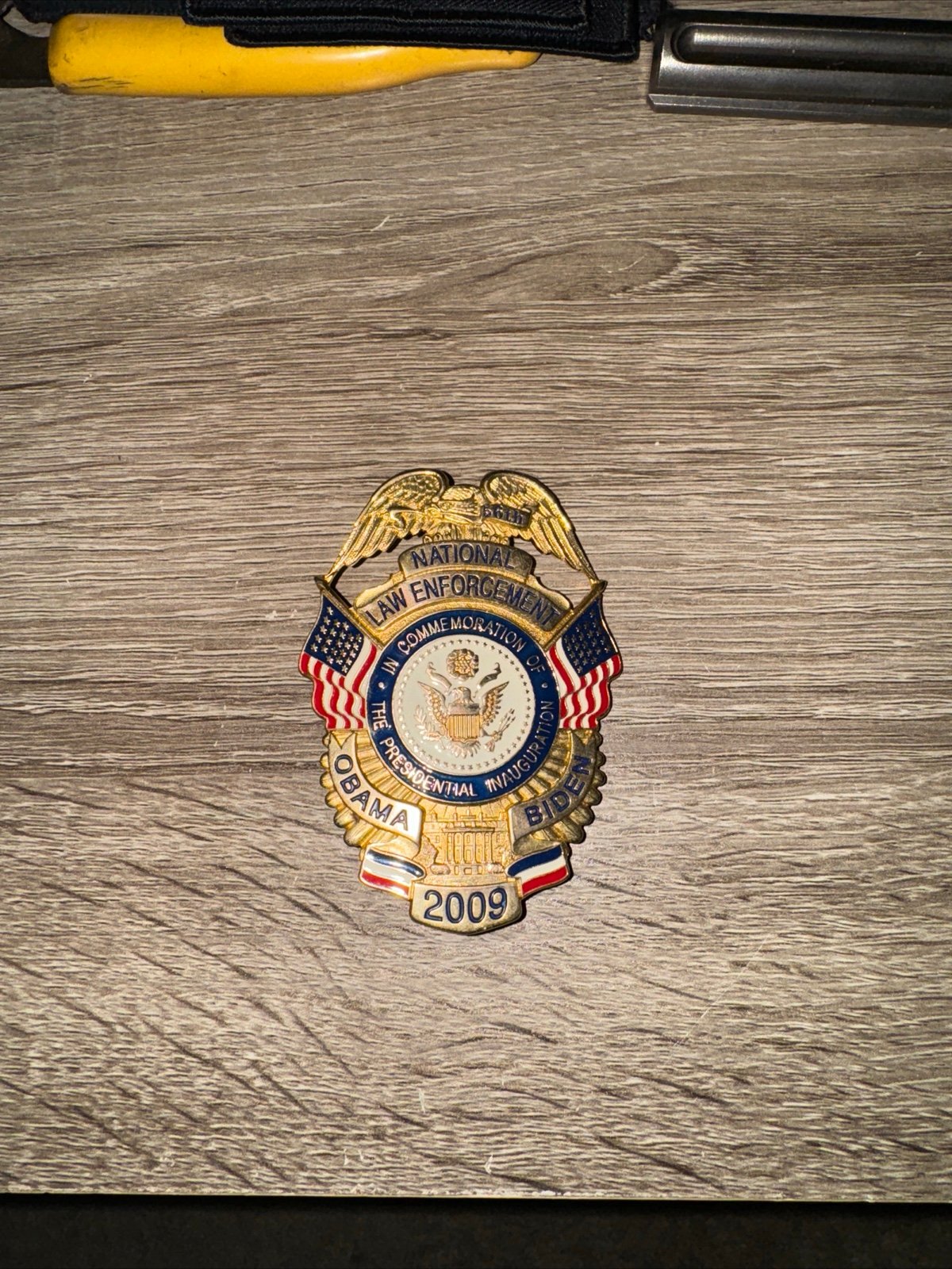 Obama Biden 2009 National Law Enforcement Commemorative Inaugural Badge
