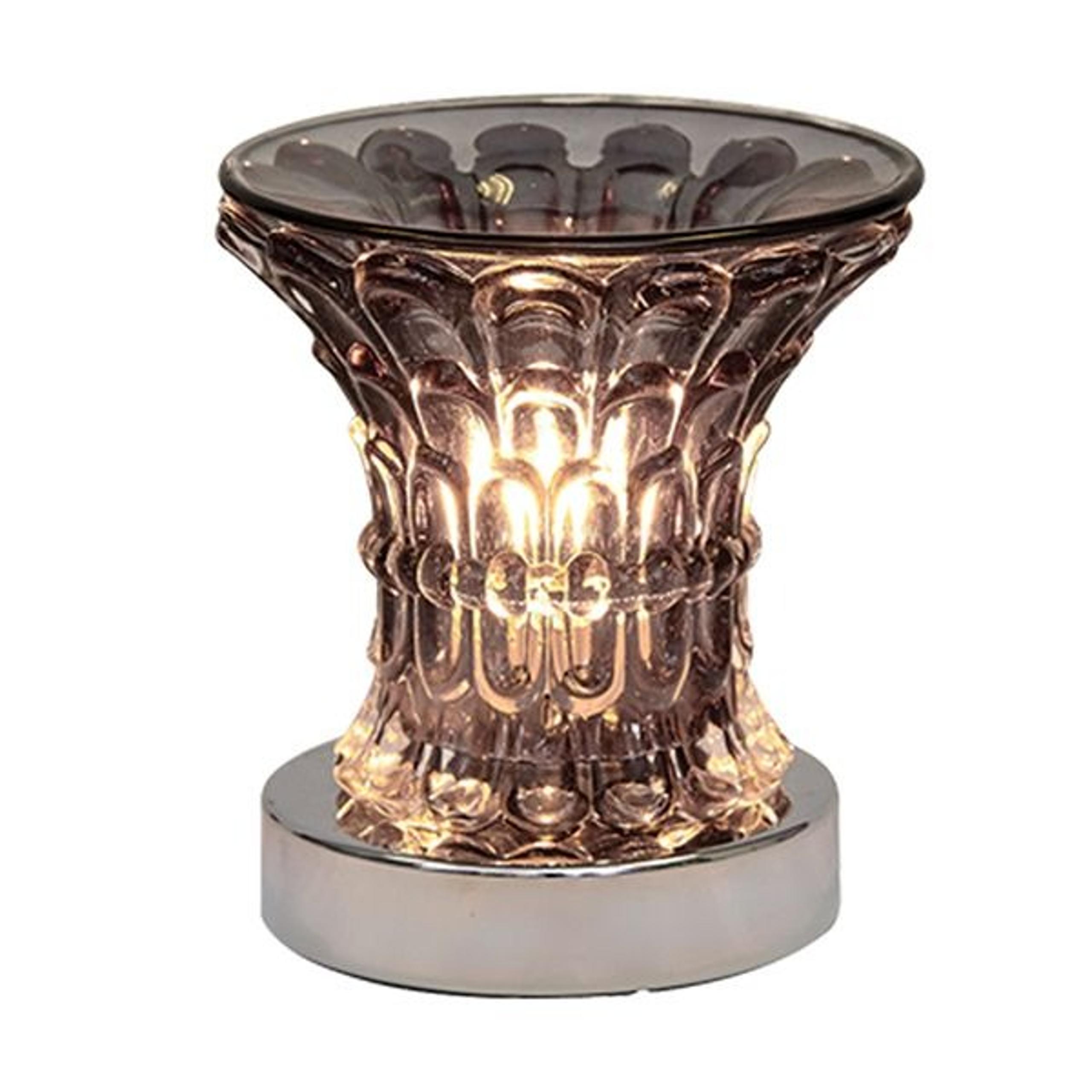 Touch Electric Oil Burner - Glass Maze Black