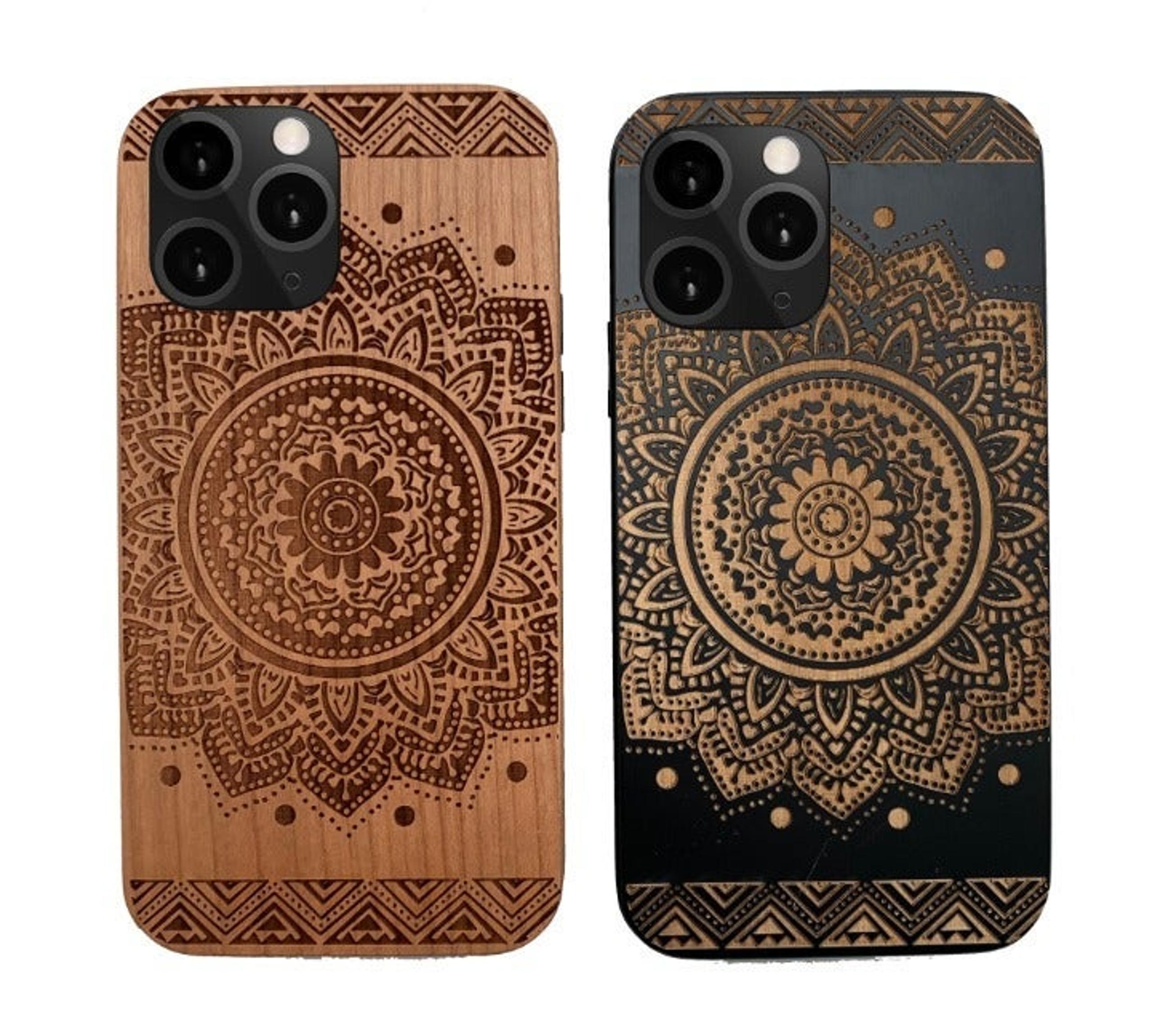 Mandala Iphone Samsung Wood Phone Case
