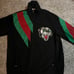 Gucci tiger face embroidered track jacket zip up