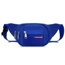 Waist Bag Outdoor Men's And Women's Multi-functional Chest Bag, color Blue