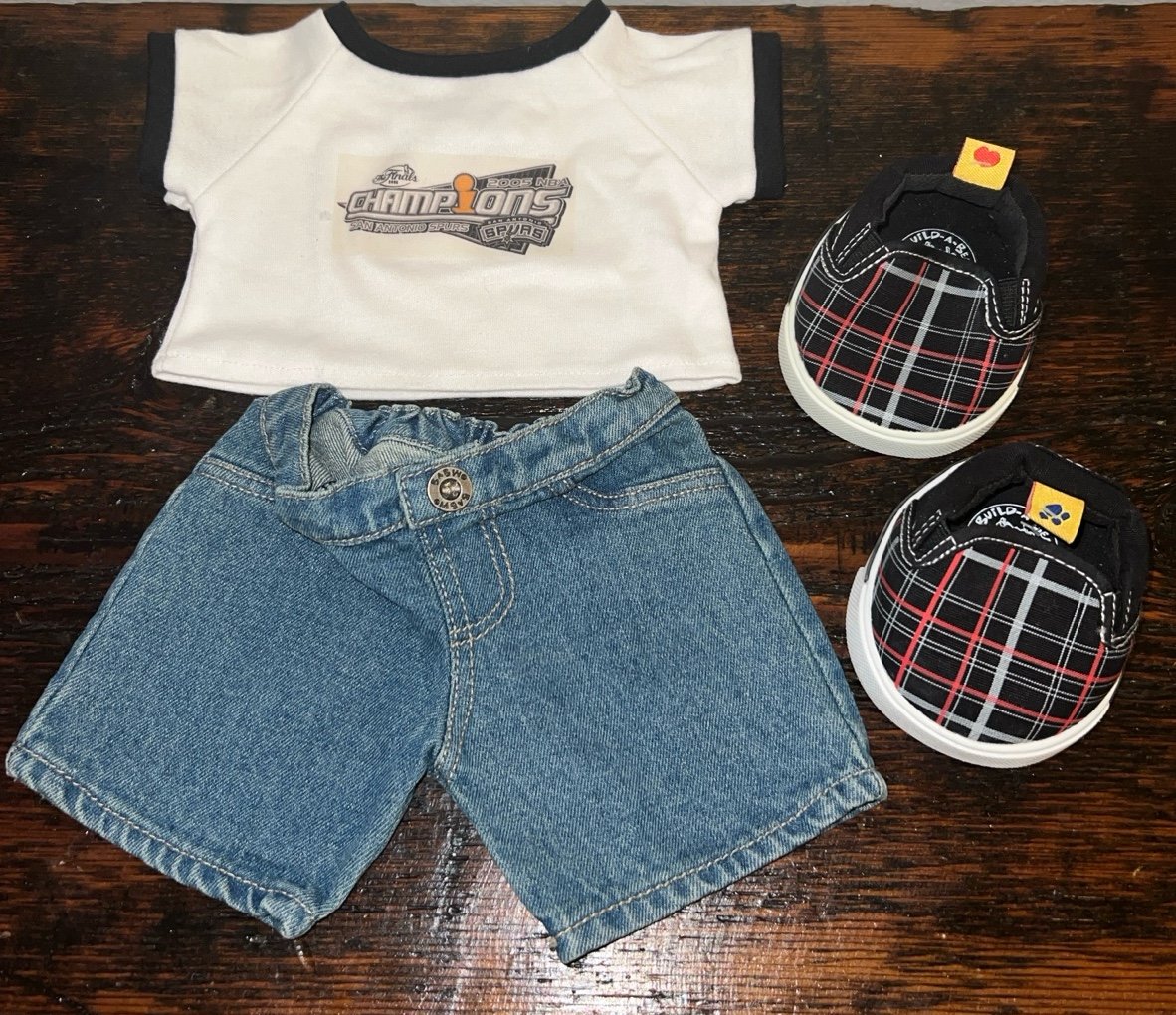 Build a bear finals 2005 nba tee set
