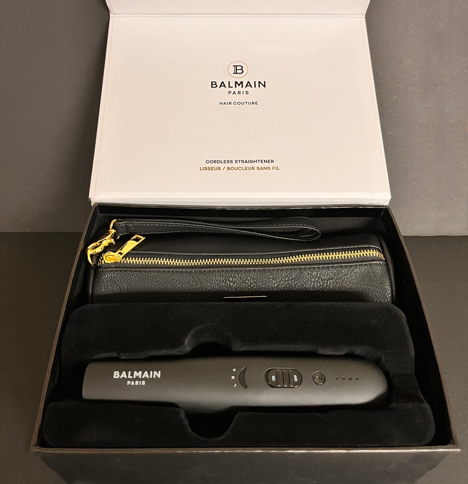 Balmain Paris Cordless Straightener New/Unused/Original Packaging NEW