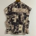 【GANNI】print denim fitted vest Denim vest