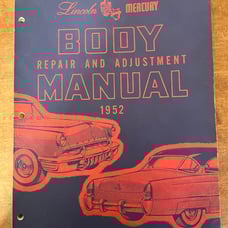 1952 Lincoln Body Shop Manual: By Detroit Iron