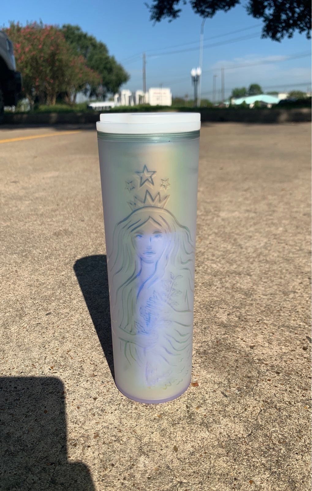 Starbucks Tumbler Ivory Monogram
