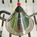 1980s post modern Italian stainless steel teapot made in Japan Moeller design