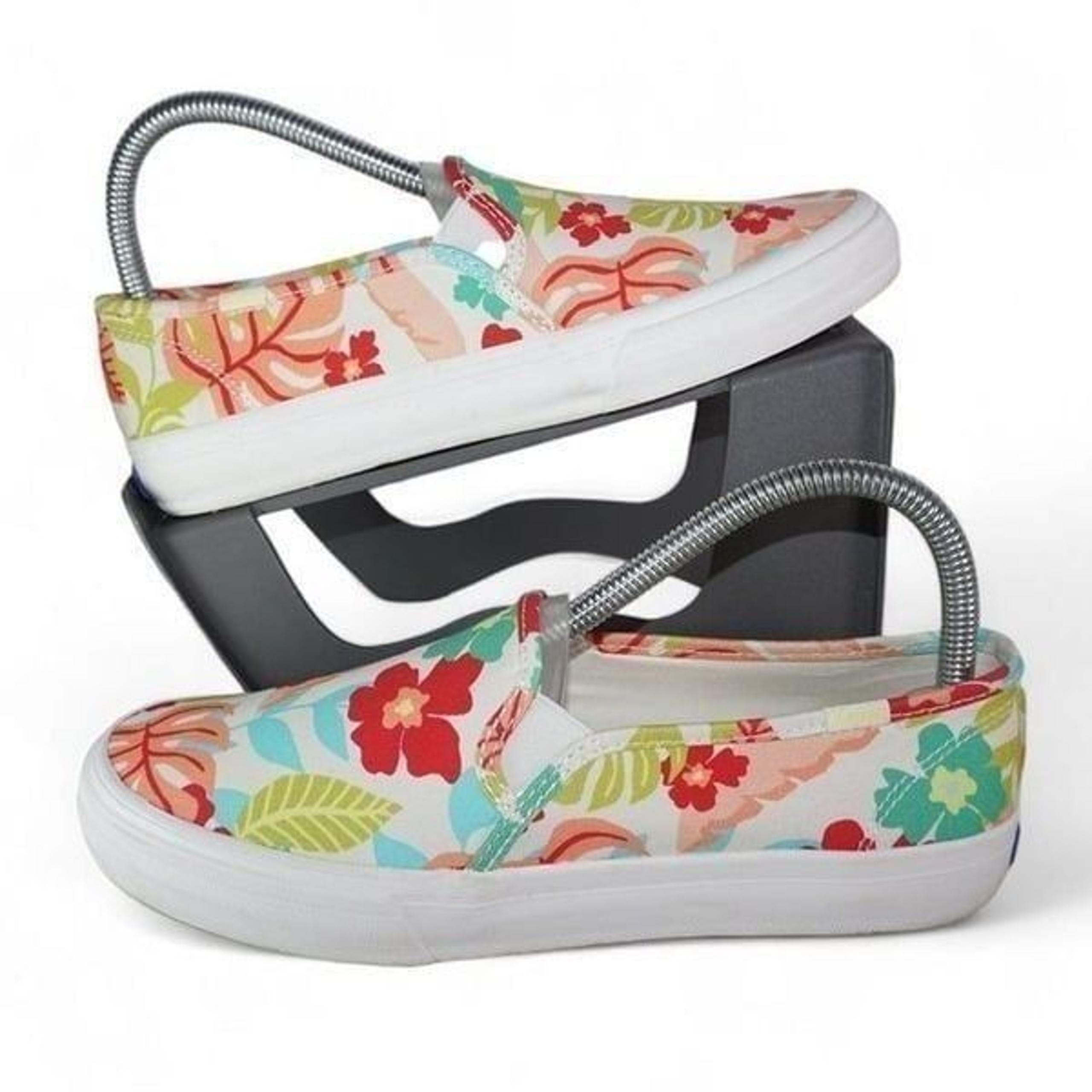 Keds Double Decker Slip-on Casual Sneakers "Tropical Floral" WF67201 Women's 7.5