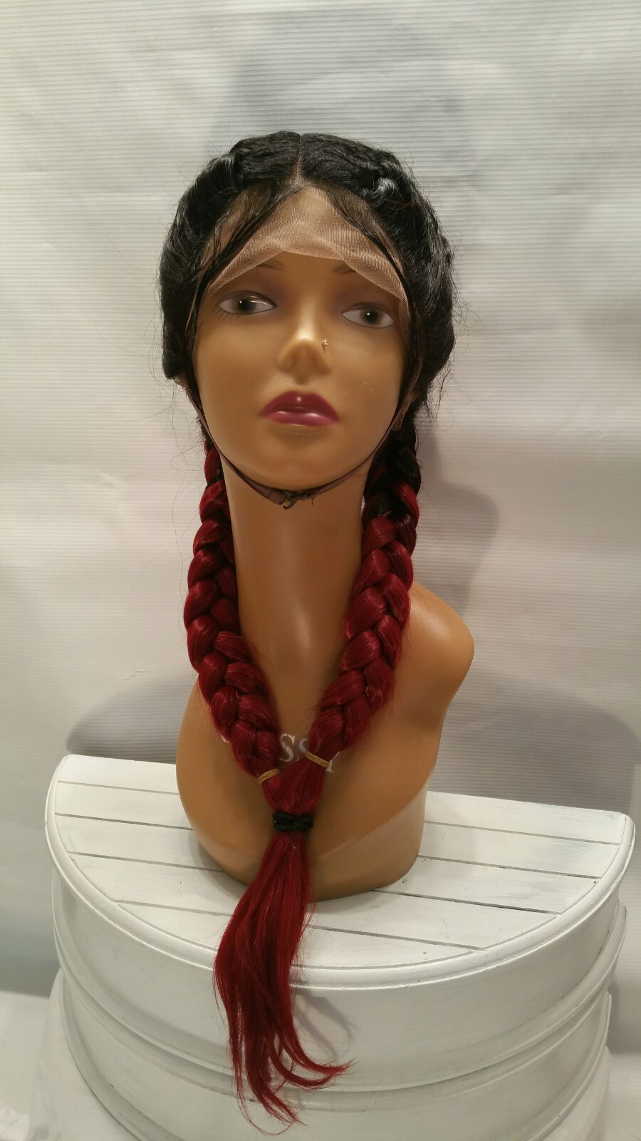 RED Reality star double braid lace wig