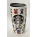 Starbucks Indy 500 Indiana Speedway Race Cars Travel Tumbler Mug w/ Lid 12 oz