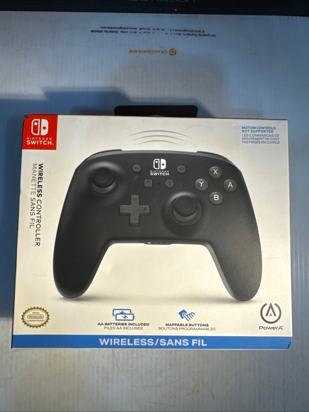 NEW PowerA Wireless Controller for Nintendo Switch Midnight Black