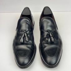 Allen Edmonds Mens Newport Tassel Kiltie Black Loafers Dress Shoes Size 10