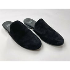 Eileen Fisher Dion Suede Flat Mule Women 6.5 NWOB Leather Loafer Slides Slip-on