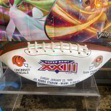 SÚPER BOWL XXlll 1989 CINCINNATI BENGALS VS SAN FRANCISCO 49ERS