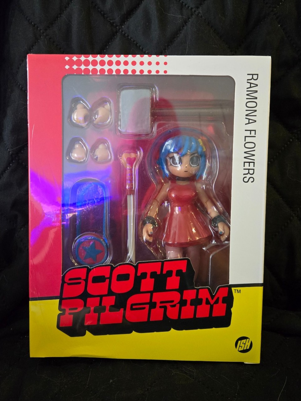 ramona flowers Scott pilgrim figure blue hair dress