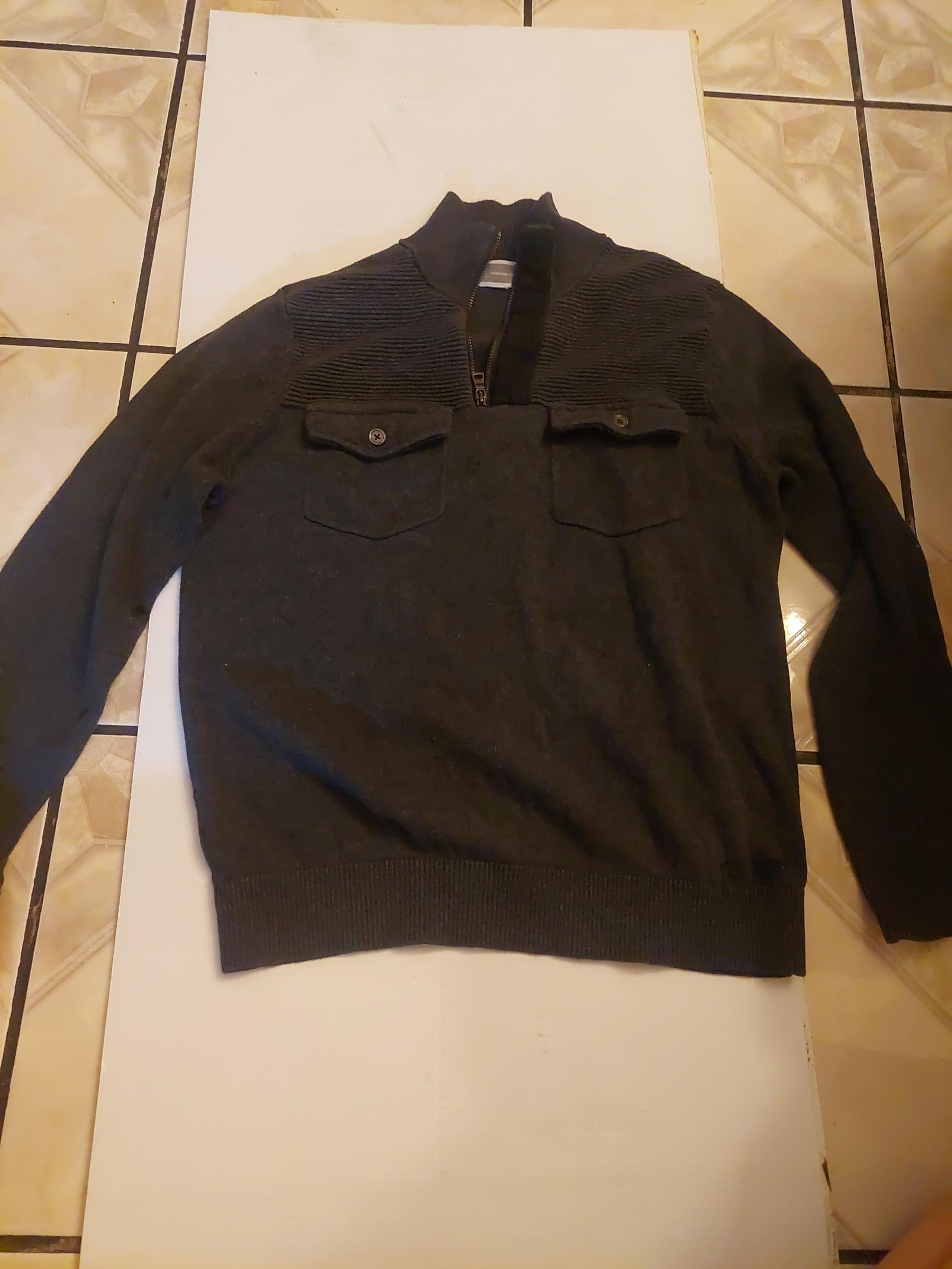 INC black sweater with pockets - INC International Concepts