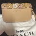 Coach tearose glovetann wristlet RARE