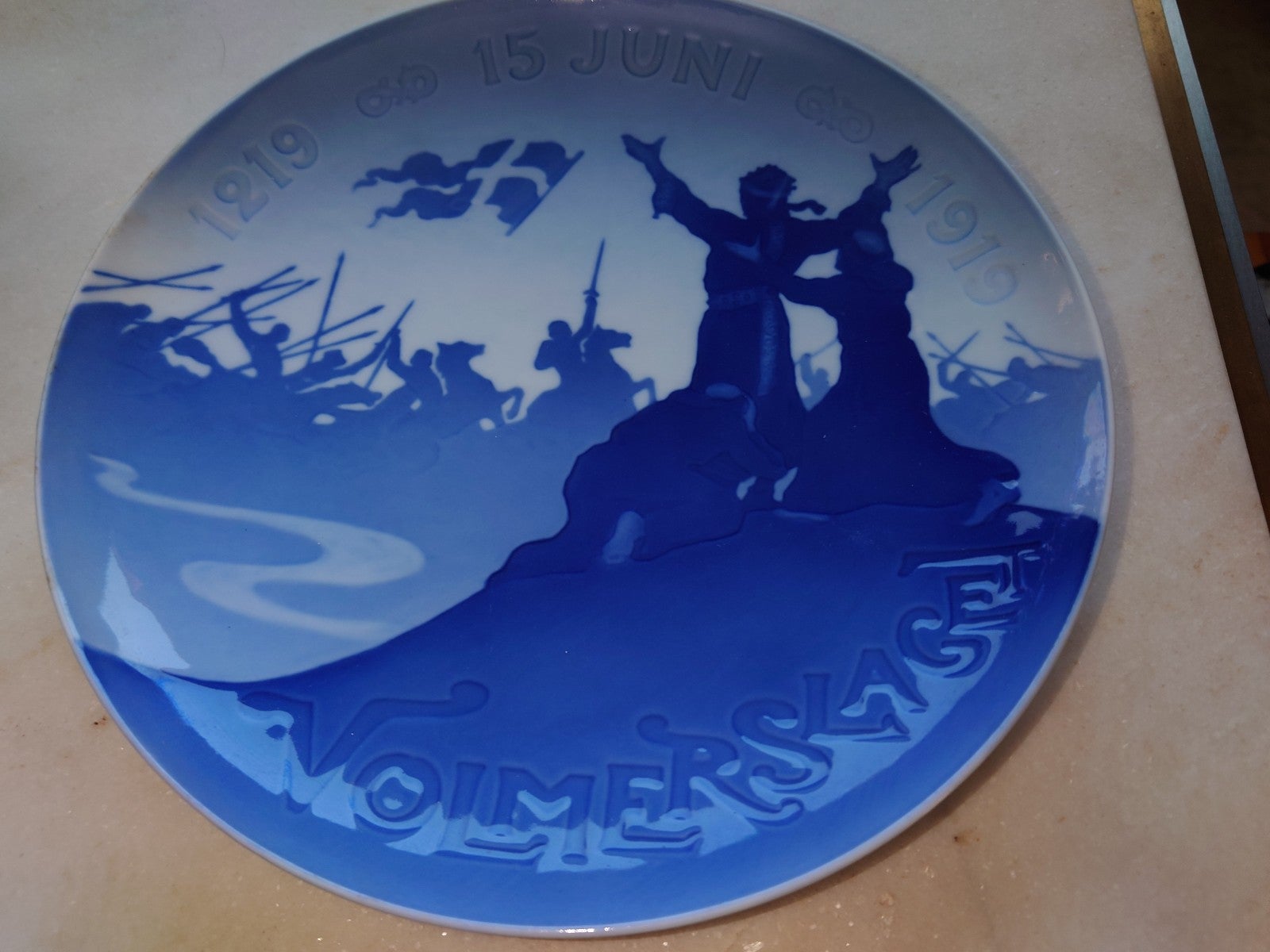 Bing Grondahl B&G Commemorative plate 1919