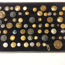Vintage military and other Uniform buttons