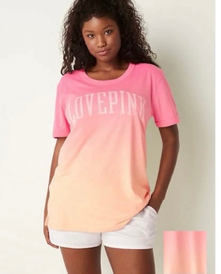 PINK large ombre tee