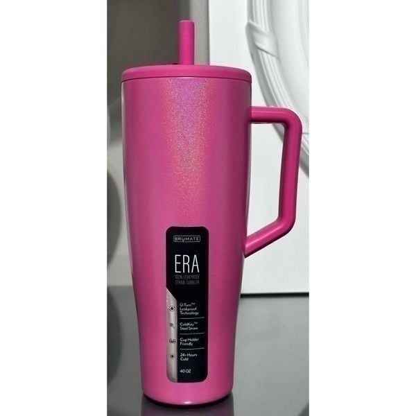 LIMITED EDITION Brumate 40oz Era, PINK GLITTER