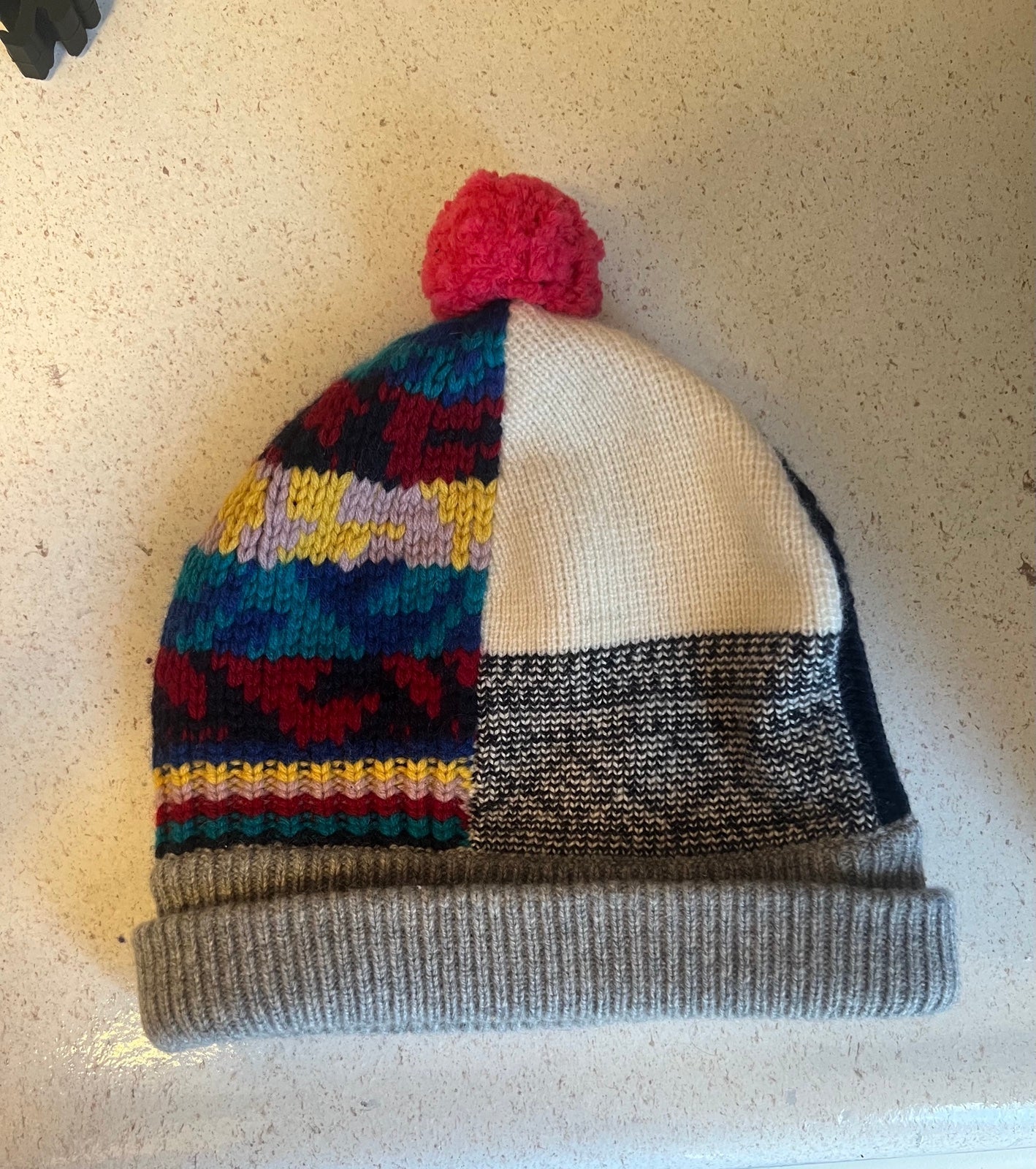 Multicolor Burberry beanie