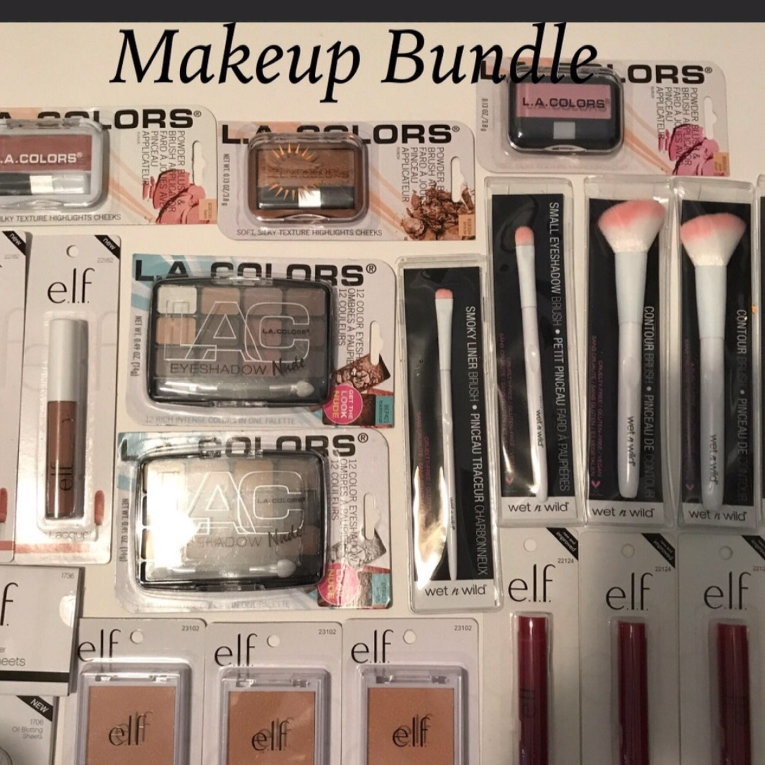elf makep lot & LA Colors