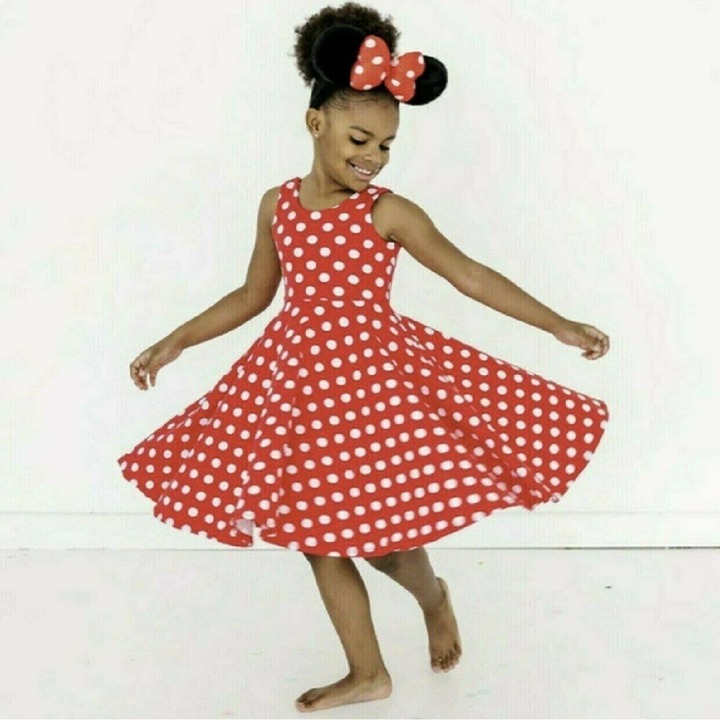 Remie Mattie Tank Dress In Polkadots