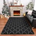 Shag Area Rug for Living Room, 4x6 Memory Foam Rugs
