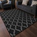 Shag Area Rug for Living Room, 4x6 Memory Foam Rugs