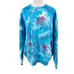 La Detresse Revolve Womens Blueberry Mystic Tie Dye Sweatshirt Size Medium M