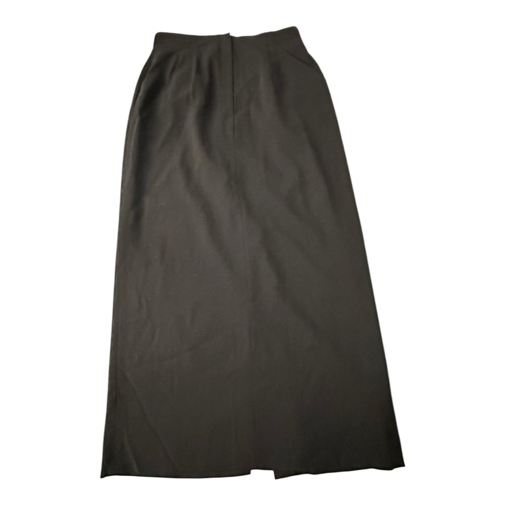 jones new york Wool Pencil Maxi Lined Open Zip Side Back skirt Size 8