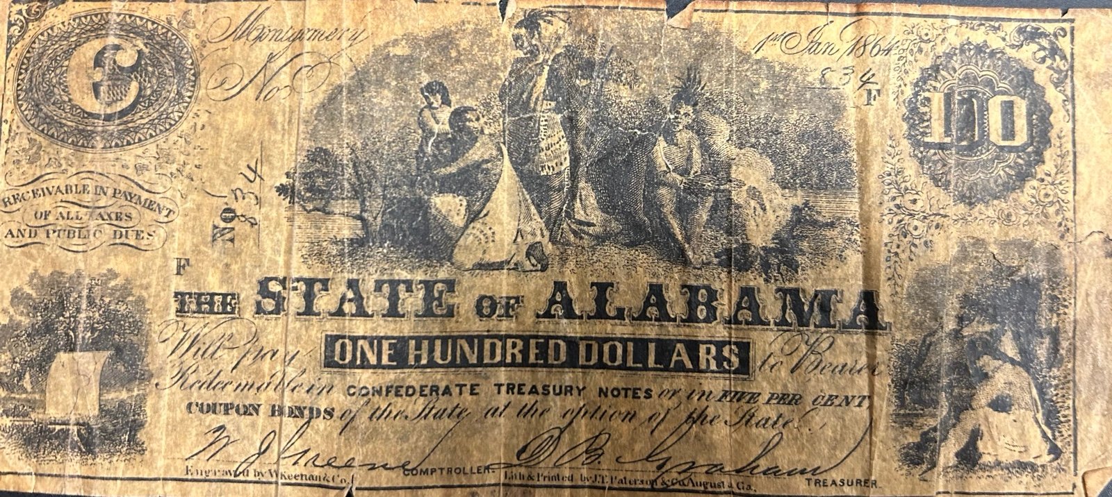 Confederate money