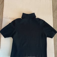 Paradox women’s black cashmere blend turtleneck sweater size Large