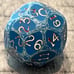 RARE older vintage Armory d30 dark opaque blue d&d rpg dice 082024cB@