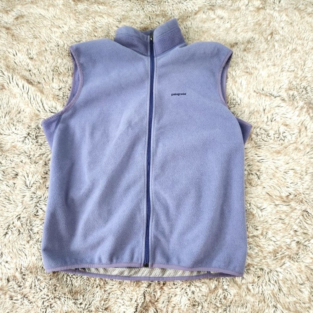 Vintage Patagonia Unisex Flyer Fleece Vest Jazz Blue Heather Size Large
