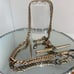 Vintage Simmons Gold Plated T Bar Pocket Watch Fob Chain 12 Long